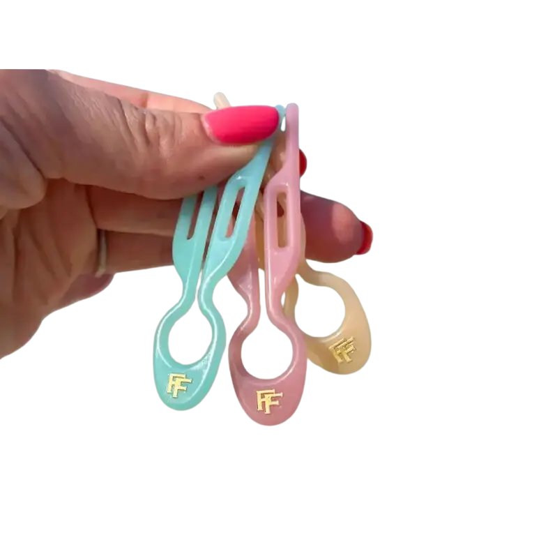 NO. 1 HAIRPIN COMBI BOX MIAMI COLLECTION SEASHELL PINK, SOFT BEIGE, TANTALIZING BLUE НАБОР ШПИЛЕК (РОЗОВЫЙ, БЕЖЕВЫЙ, ТИФФАНИ) NO. 1 HAIRPIN COMBI BOX MIAMI COLLECTION SEASHELL PINK, SOFT BEIGE, TANTALIZING BLUE НАБОР ШПИЛЕК (РОЗОВЫЙ, БЕЖЕВЫЙ, ТИФФАНИ)2