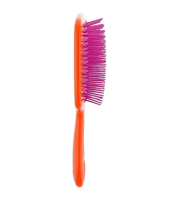 Расческа для волос, оранжевая с фуксией Janeke Superbrush 9см/21см Расческа для волос, оранжевая с розовым Janeke Superbrush 9см21см2