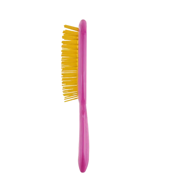 Расческа для волос, розовый с желтым, Janeke Superbrush 9см/21см РОЗОВЫЙ С ЖЕЛТЫМ2