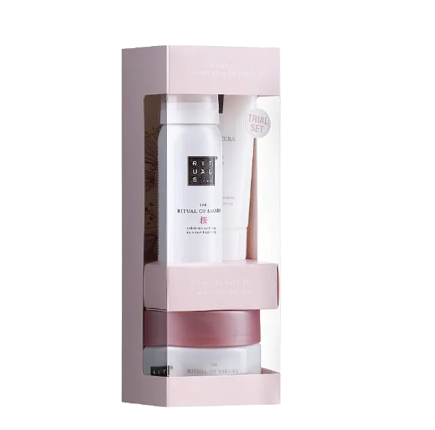 The Ritual of Sakura Try Me Set (foam/50ml + cr/70ml + scr/125g) Подарочный набор от Rituals size XS The Ritual of Sakura Try Me Set (foam50ml + cr70ml + scr125g) Подарочный набор от Rituals size XS2