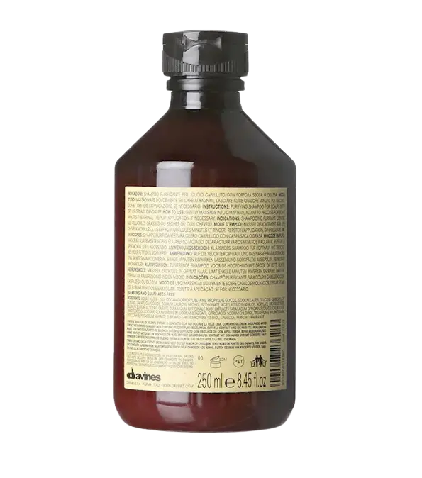 PURIFYING SHAMPOO ОЧИЩАЮЩИЙ ШАМПУНЬ ПРОТИВ ПЕРХОТИ, DAVINES - 250 мл PURIFYING SHAMPOO250 2