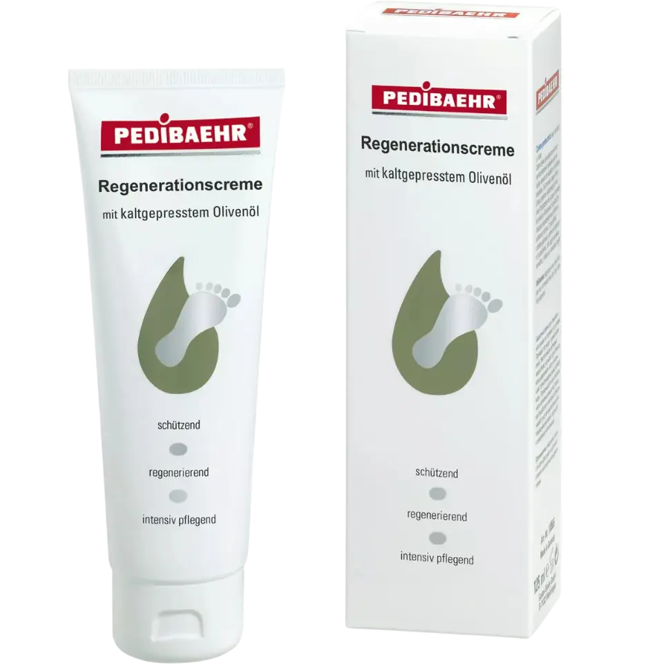 КРЕМ С ОЛИВКОВЫМ МАСЛОМ ДЛЯ НОГ (REGENERATIVE CREAM) - 125 мл КРЕМ С ОЛИВКОВЫМ МАСЛОМ ДЛЯ НОГ (REGENERATIVE CREAM) - 500 мл2