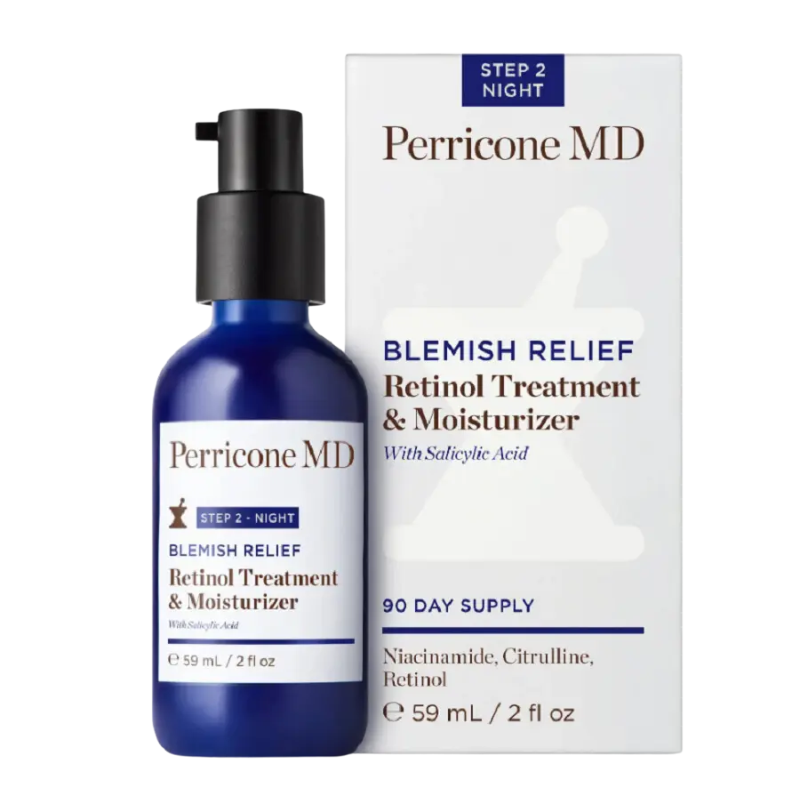 BLEMISH RELIEF RETINOL TREATMENT AND MOISTURIZER НОЧНАЯ СЫВОРОТКА С РЕТИНОЛОМ ДЛЯ ПРОБЛЕМНОЙ КОЖИ  PERRICONE MD BLEMISH RELIEF RETINOL TREATMENT AND MOISTURIZER НОЧНАЯ СЫВОРОТКА С РЕТИНОЛОМ ДЛЯ ПРОБЛЕМНОЙ КОЖИ - 59 мл2