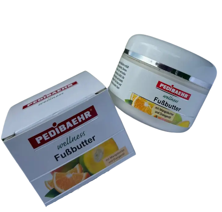 МАСЛО МАНГО И ОРАНЖЕВОГО МАСЛА ДЛЯ УХОДА ЗА НОГАМИ (FUSSBUTTER), PEDIBAEHR МАСЛО МАНГО И ОРАНЖЕВОГО МАСЛА ДЛЯ УХОДА ЗА НОГАМИ (FUSSBUTTER), PEDIBAEHR2