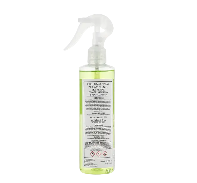 CBP271 Арома-спрей для дома с эфирными маслами и спиртом Green tea, Pink Grapefruit and Mandarin, 250ml CBP271 Арома-спрей для дома с эфирными маслами и спиртом Green tea, Pink Grapefruit and Mandarin, 250ml2