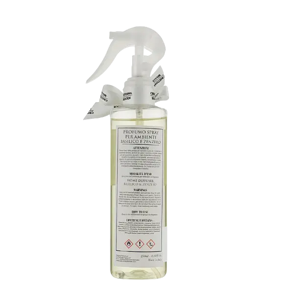 CBP272 Арома-спрей для дома с эфирными маслами и спиртом Basil, Ginger, 500ml CBP272 Арома-спрей для дома с эфирными маслами и спиртом Basil, Ginger, 500ml2